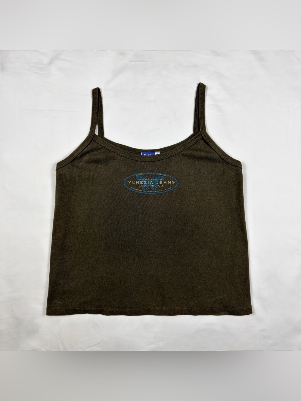 Vintage Cropped Venezia Jeans Tank Top